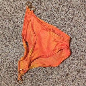 Orange Shiny Bikini Bottom